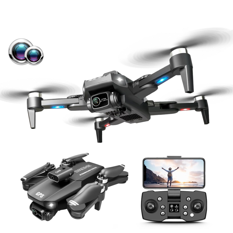 Foto de DRONE BRUSHLEES MOTOR V162 8K DUAL CAM BLK